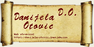 Danijela Otović vizit kartica